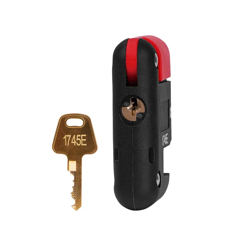 Блокиратор миниатюрных автоматов со встроенным замком DPX1 Блокиратор миниатюрных автоматов со встроенным замком DPX1